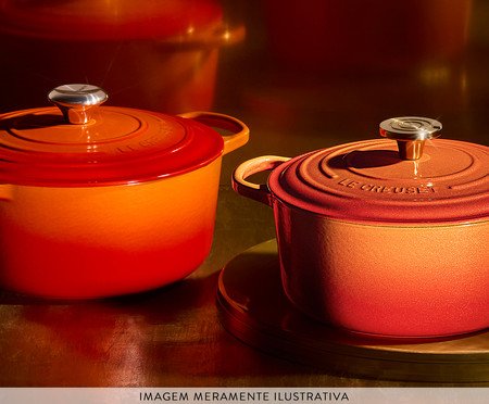 Panela com Pegador Dourado Signature Flamme Dorée - 28cm | Westwing