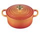 Panela com Pegador Dourado Signature Flamme Dorée - 28cm, orange | WestwingNow