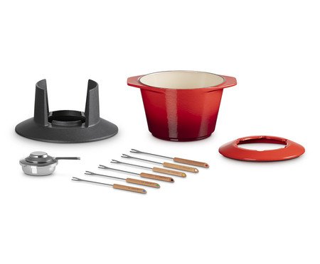 Aparelho de Fondue Gourmand Vermelho | Westwing