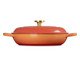 Caçarola Buffet Pegador com Dourado Signature Flamme Dorée - 30cm, orange | WestwingNow