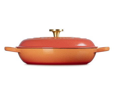 Caçarola Buffet Pegador com Dourado Signature Flamme Dorée - 30cm | Westwing