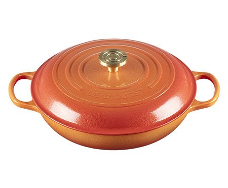 Caçarola Buffet Pegador com Dourado Signature Flamme Dorée - 30cm | Westwing