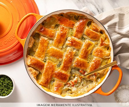 Caçarola Buffet Pegador com Dourado Signature Flamme Dorée - 30cm | Westwing