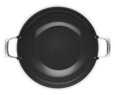 Wok com Alça Essential Preto - 32cm | Westwing