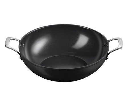 Wok com Alça Essential Preto - 32cm | Westwing