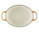 Panela Oval com Pegador Dourado Signature Flamme Dorée - 31cm, orange | WestwingNow