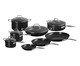 Jogo de Panelas Essential Preto - 8pçs, black | WestwingNow