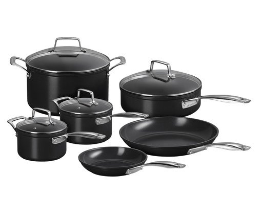 Jogo de Panelas Essential Preto - 6pçs, black | WestwingNow