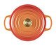 Panela Oval com Pegador Dourado Signature Flamme Dorée - 18cm, orange | WestwingNow