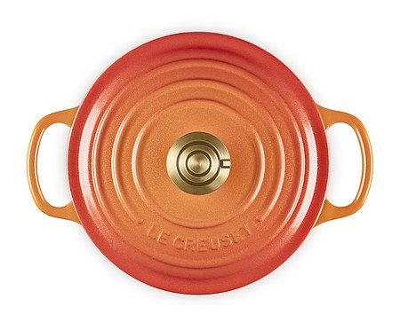 Panela Oval com Pegador Dourado Signature Flamme Dorée - 18cm | Westwing