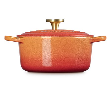 Panela Oval com Pegador Dourado Signature Flamme Dorée - 18cm | Westwing