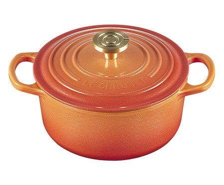 Panela com Pegador Dourado Signature Flamme Dorée - 26cm | Westwing