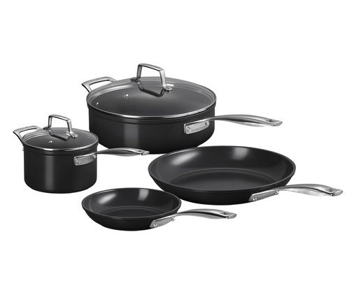 Jogo de Panelas e Frigideiras Essential Preto - 4Pçs, black | WestwingNow