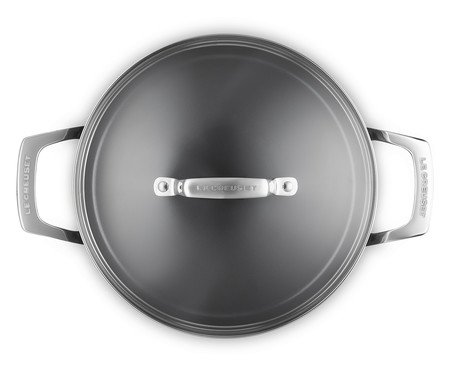 Panela Stock Pote Essential Preto - 24cm | Westwing