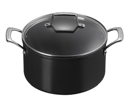 Panela Stock Pote Essential Preto - 24cm | Westwing