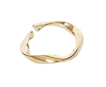 Anel Torcido Dourado | Westwing
