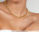 Choker Elos Bold Dourada, Dourado | WestwingNow