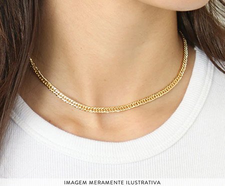 Choker Grumet Fininha Dourada | Westwing