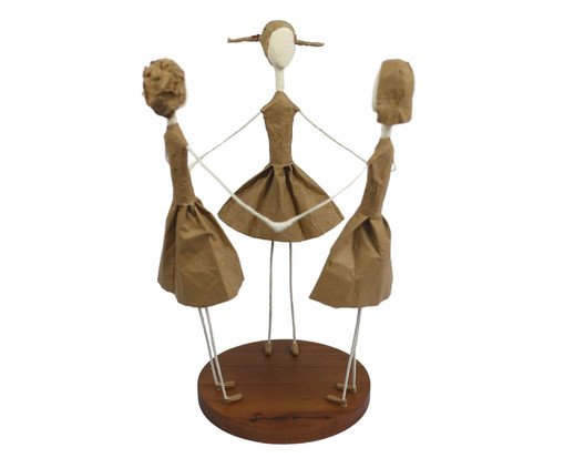 Escultura Ciranda Bege, Bege | WestwingNow