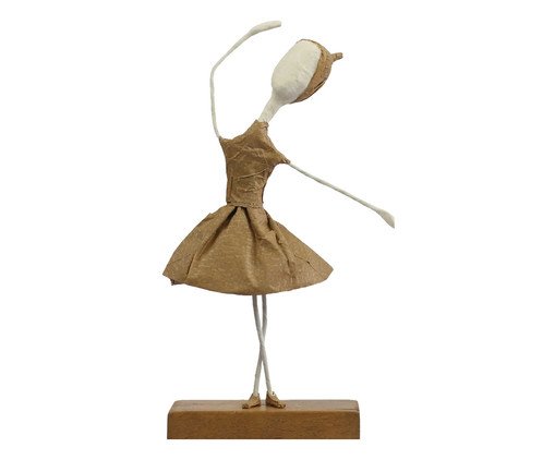Escultura Bailarina Bege, Bege | WestwingNow