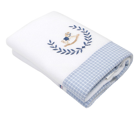 Cobertor Soft Cavalinho de Pau Azul - 240G/M²