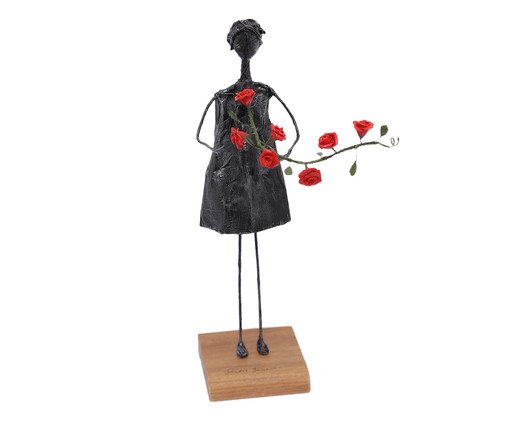 Escultura A Flor da Pele Preto, Colorido | WestwingNow