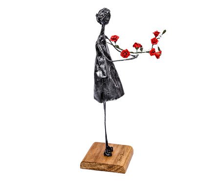 Escultura A Flor da Pele Preto | Westwing