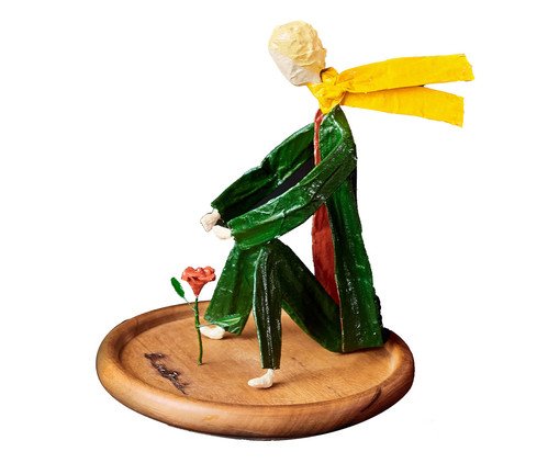 Escultura O Pequeno Príncipe e A Rosa, Colorido | WestwingNow