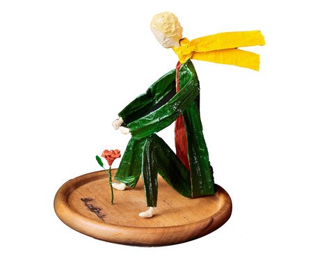 Escultura O Pequeno Príncipe e A Rosa | Westwing