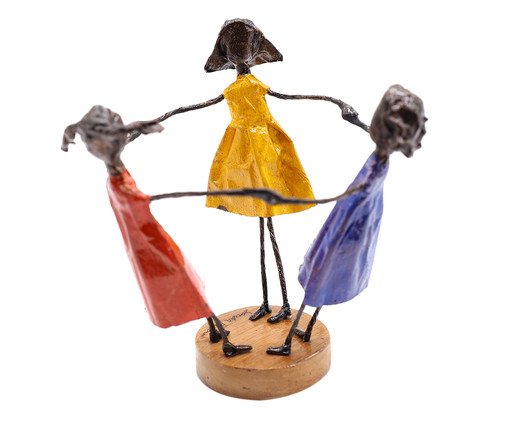 Escultura Ciranda Colorido, Colorido | WestwingNow