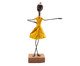 Escultura Bailarina Amarela - Pequena, Amarelo | WestwingNow