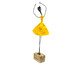 Escultura Bailarina Amarela - Média, Amarelo | WestwingNow