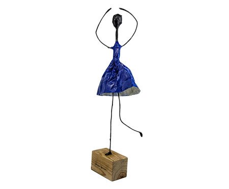 Escultura Bailarina Azul - Média | Westwing