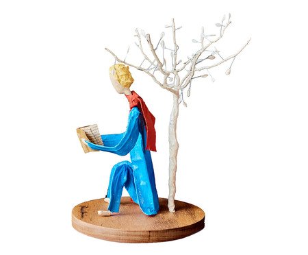 Escultura O Pequeno Príncipe Lendo | Westwing