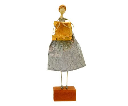 Escultura Anjo de Natal em Seda Boas Novas