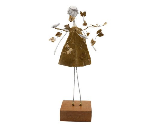 Escultura Borboleta Na Barriga, Bege | WestwingNow