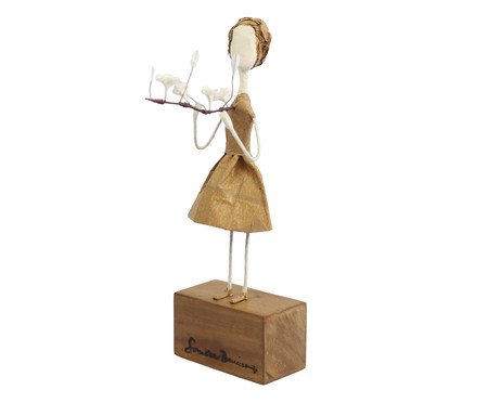 Escultura Sentindo Amor Bege - Pequena | Westwing
