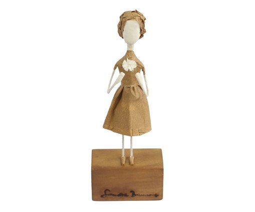 Escultura A Flor da Pele Bege, Bege | WestwingNow