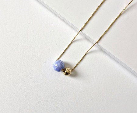 Colar Duo Azul Claro | Westwing