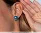 Brinco Lustre Azul Cobalto, blue | WestwingNow