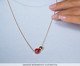 Colar Duo Vermelho, red | WestwingNow