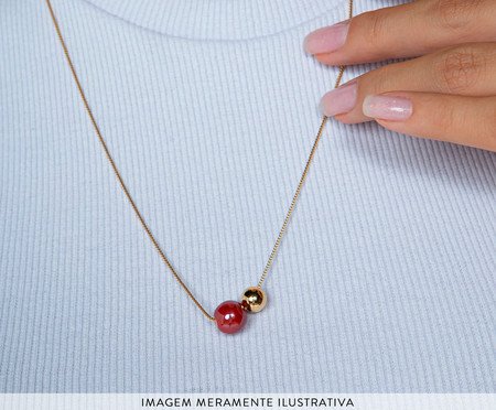 Colar Duo Vermelho | Westwing