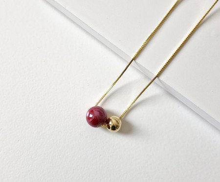 Colar Duo Vermelho | Westwing