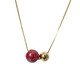 Colar Duo Vermelho, red | WestwingNow