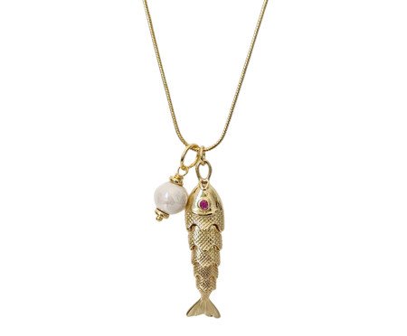 Colar Longo Peixe | Westwing