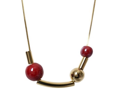 Colar Longo Urban Vermelho | Westwing