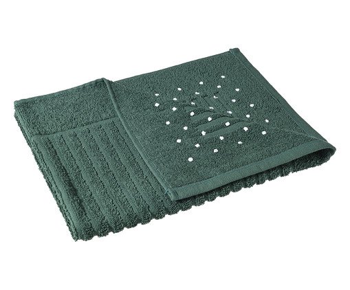 Toalha De Piso Majestic Anti-Derrapante Verde Escuro, green | WestwingNow