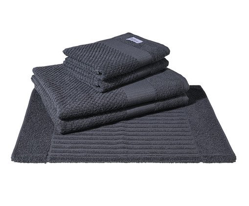 Jogo de Banho Boucle Cinza Rusk, grey | WestwingNow