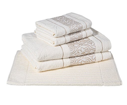 Jogo de Banho Taj Perola, beige | WestwingNow