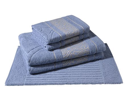Jogo de Banho Taj Blue Ice | Westwing